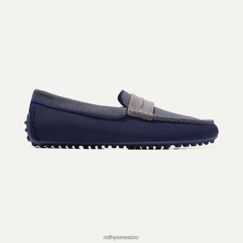 hombres Rothy's azul amalfi el holgazán conductor zapato PVF0L0276