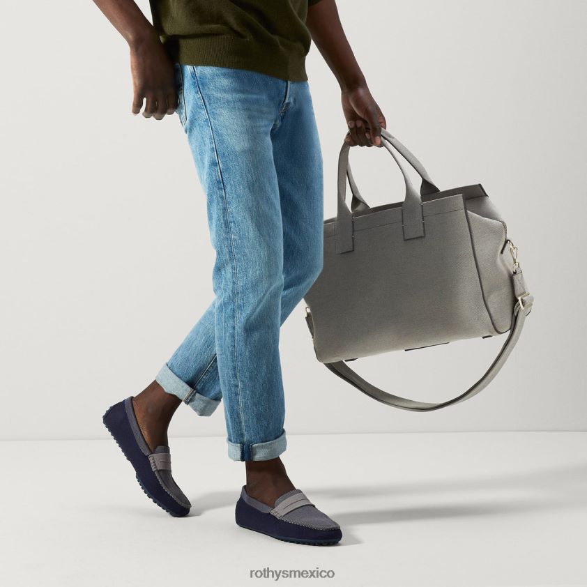 hombres Rothy's azul amalfi el holgazán conductor zapato PVF0L0276