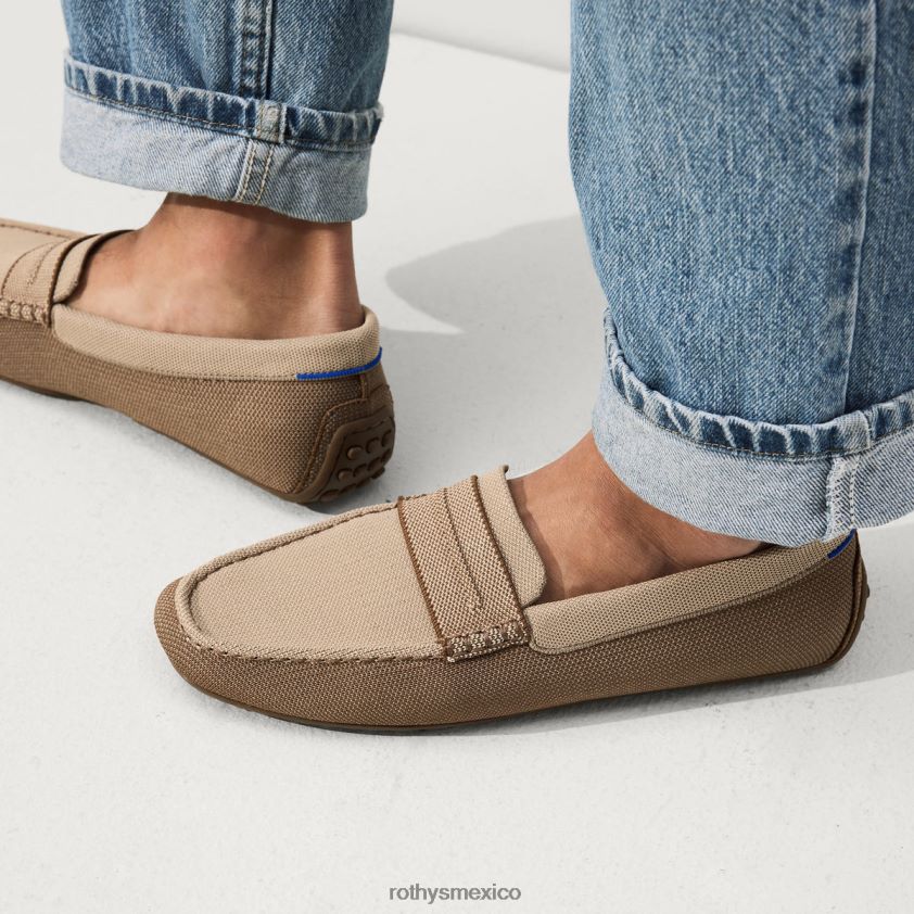 hombres Rothy's cañón marrón el holgazán conductor zapato PVF0L0275
