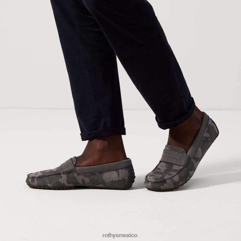 hombres Rothy's camuflaje de pavimento el holgazán conductor zapato PVF0L0279
