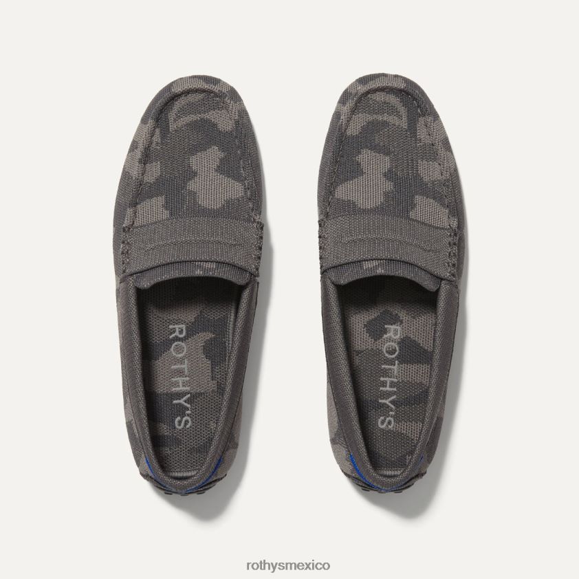 hombres Rothy's camuflaje de pavimento el holgazán conductor zapato PVF0L0279