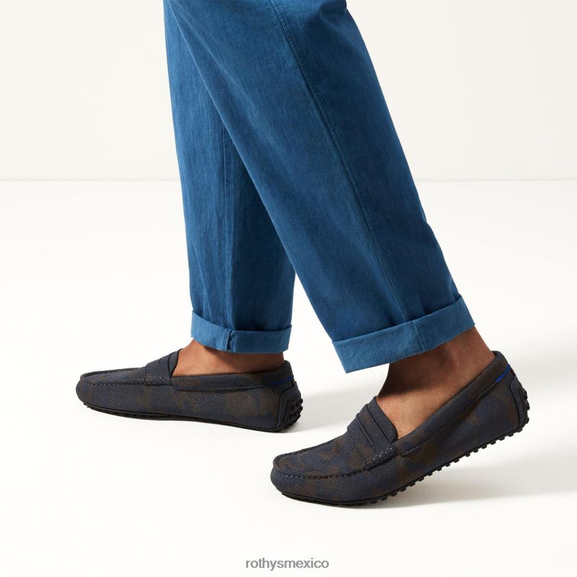 hombres Rothy's camuflaje del bosque el holgazán conductor zapato PVF0L0281