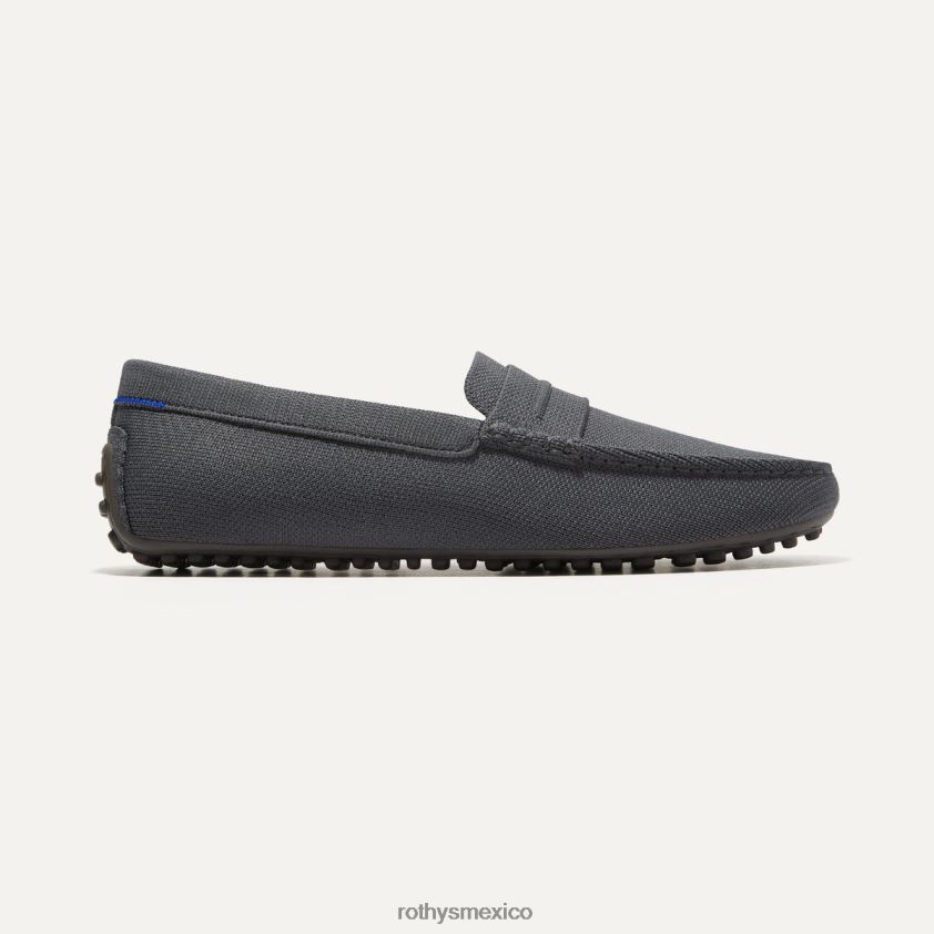 hombres Rothy's gris grafito el holgazán conductor zapato PVF0L0274