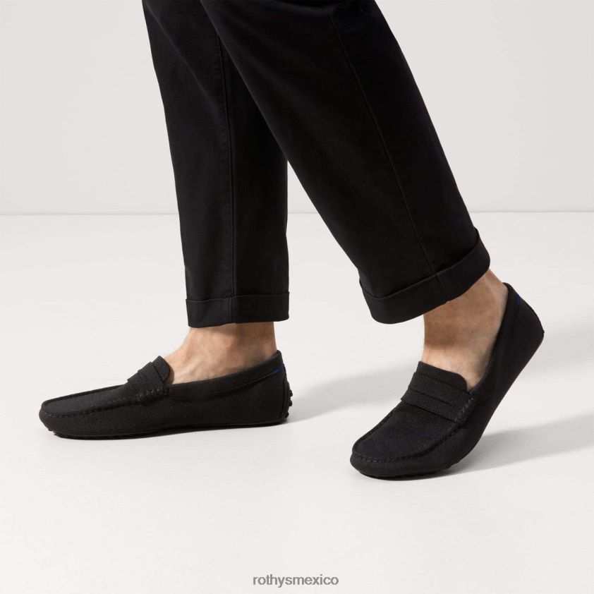 hombres Rothy's negro el holgazán conductor zapato PVF0L0273