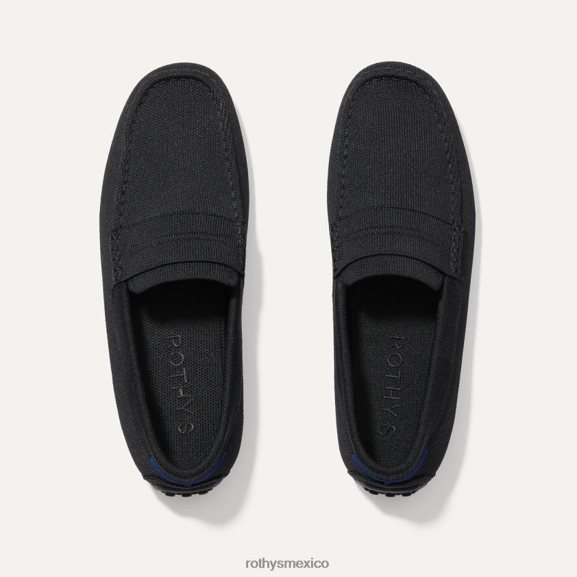 hombres Rothy's negro el holgazán conductor zapato PVF0L0273