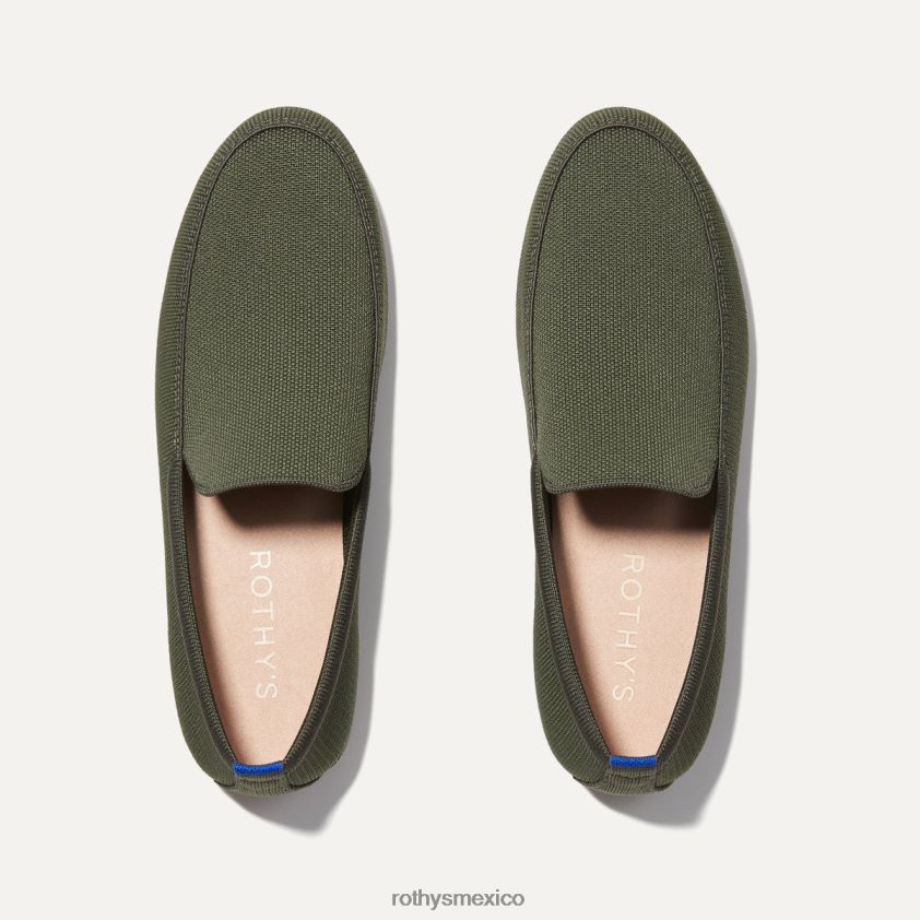 hombres Rothy's oliva profundo el mocasín ravello zapato PVF0L0285