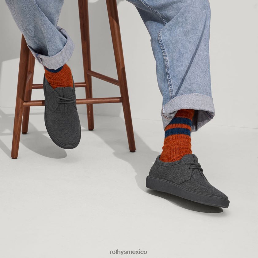 hombres Rothy's gris montaña el monty zapato PVF0L0314