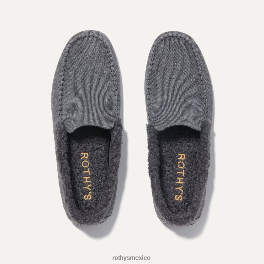 hombres Rothy's gris montaña la zapatilla zapato PVF0L0315