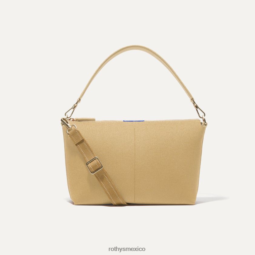 mujer Rothy's trigo dorado el bolso cruzado diario bolsa PVF0L0218