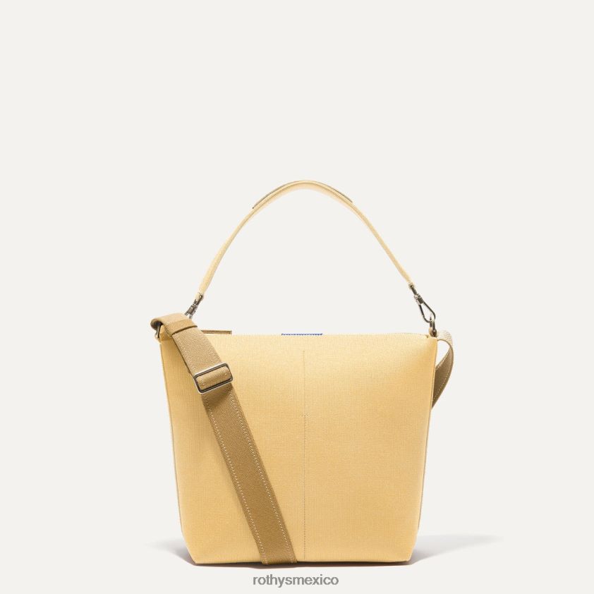 mujer Rothy's amarillo mantequilla el mini cubo con cremallera bolsa PVF0L0204