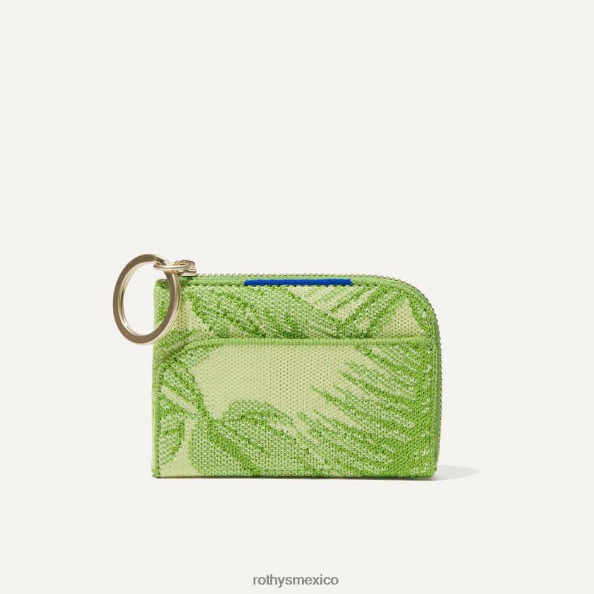 mujer Rothy's hoja de palma el llavero de la cartera bolsa PVF0L0224
