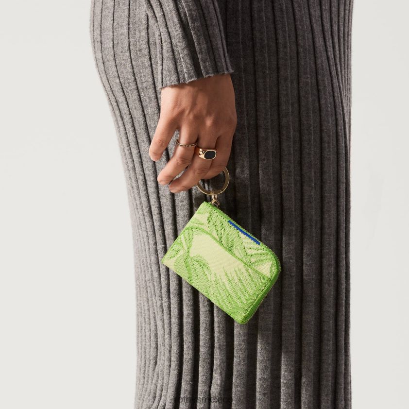 mujer Rothy's hoja de palma el llavero de la cartera bolsa PVF0L0224