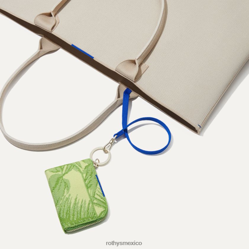 mujer Rothy's hoja de palma el llavero de la cartera bolsa PVF0L0224