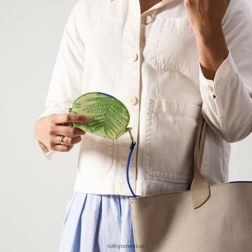 mujer Rothy's hoja de palma la media bolsa bolsa PVF0L0226