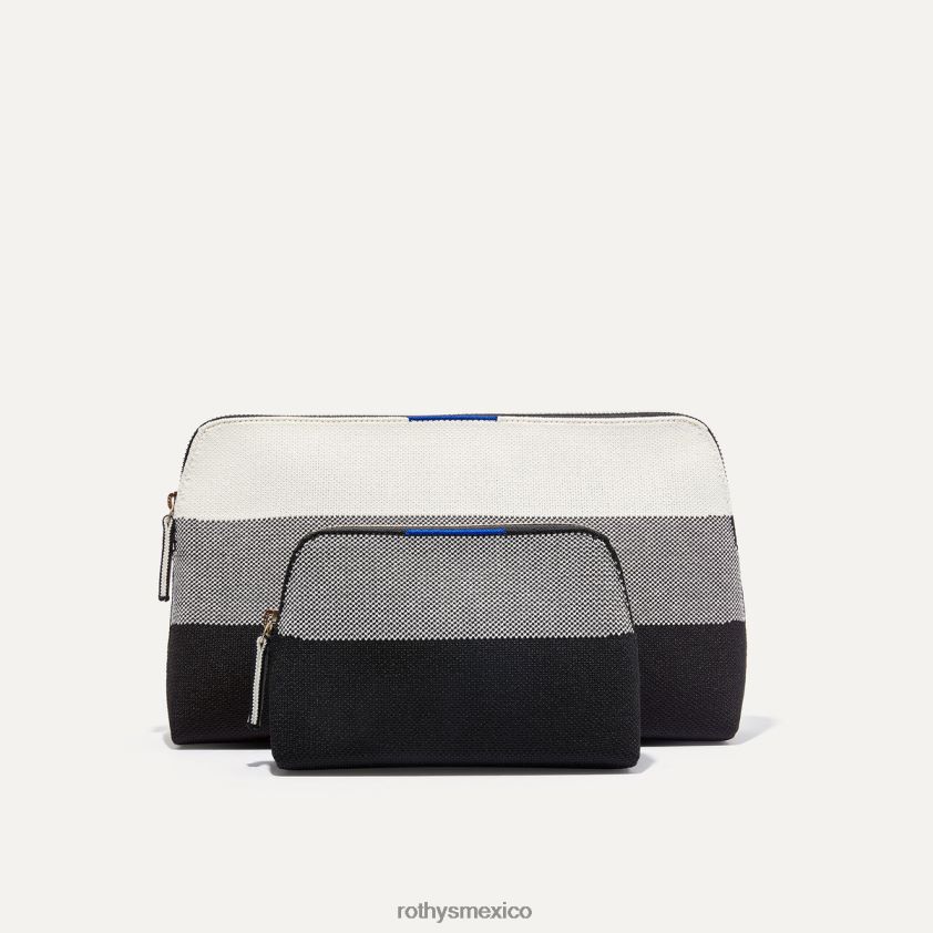 mujer Rothy's niebla negra el conjunto de tocador bolsa PVF0L0254