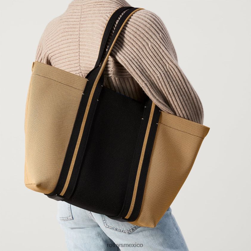 mujer Rothy's camello y negro el bolso esencial bolsa PVF0L0195
