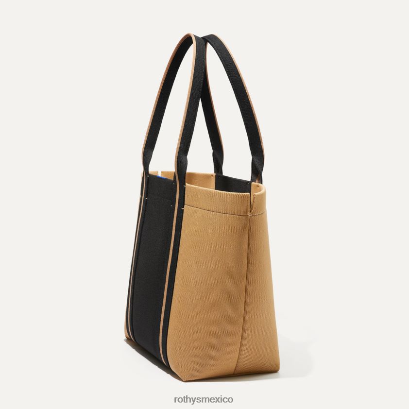 mujer Rothy's camello y negro el bolso esencial bolsa PVF0L0195