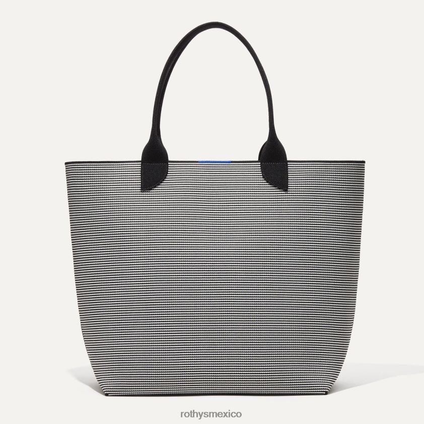 mujer Rothy's raya blanca y negra el bolso ligero bolsa PVF0L0168