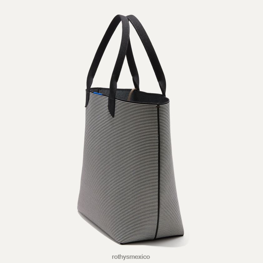 mujer Rothy's raya blanca y negra el bolso ligero bolsa PVF0L0168