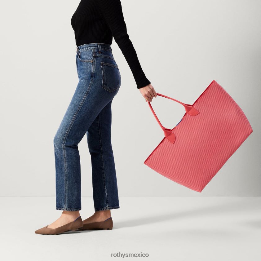 mujer Rothy's sarga de pomelo rubí el mega bolso ligero bolsa PVF0L0186