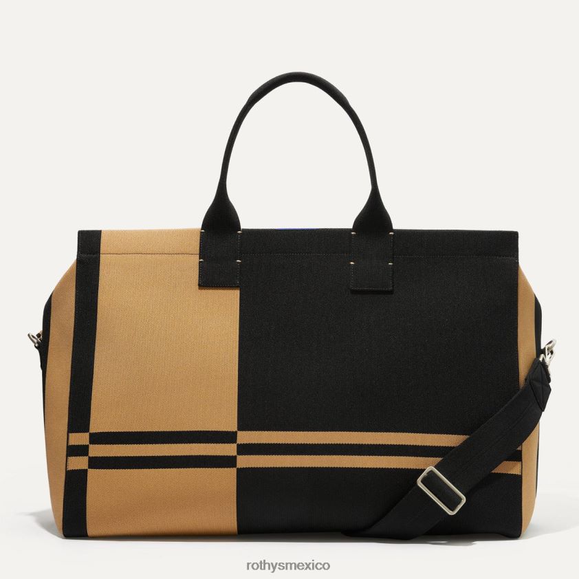 mujer Rothy's camello y negro el fin de semana bolsa PVF0L0265