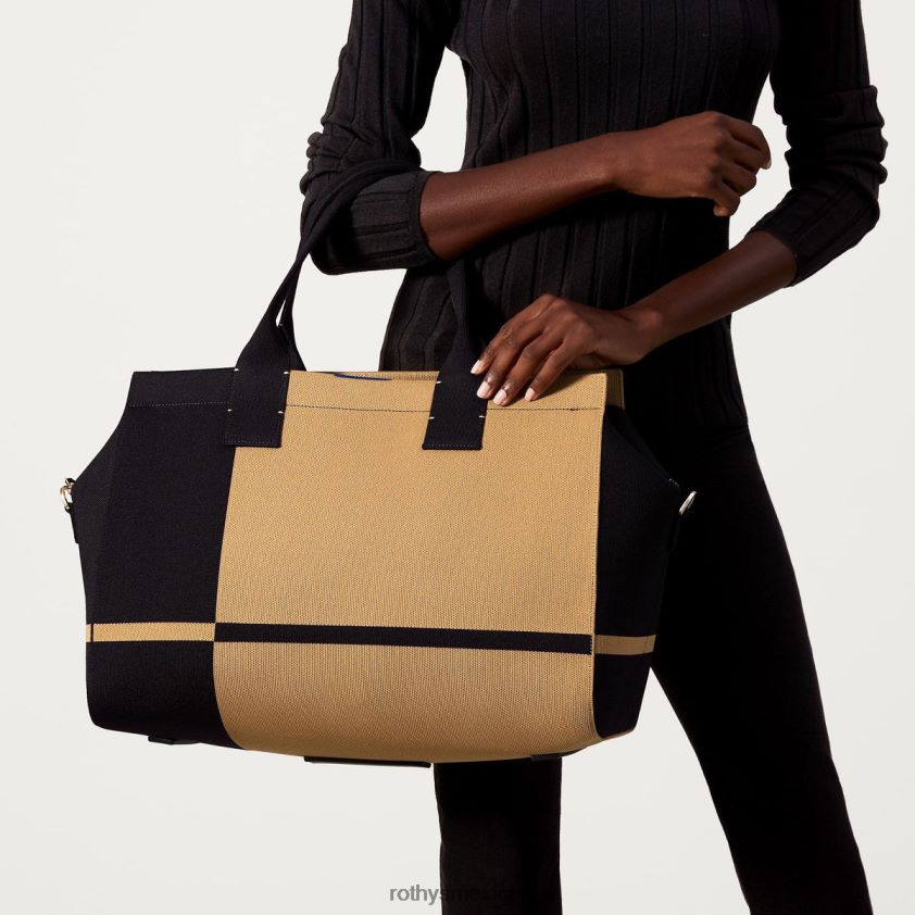 mujer Rothy's camello y negro la noche a la mañana bolsa PVF0L0264