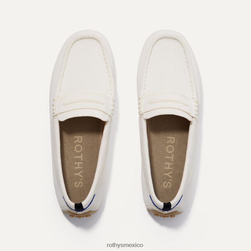 mujer Rothy's crema el conductor zapato PVF0L0123
