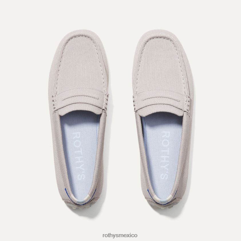 mujer Rothy's cuarzo gris el conductor zapato PVF0L0124