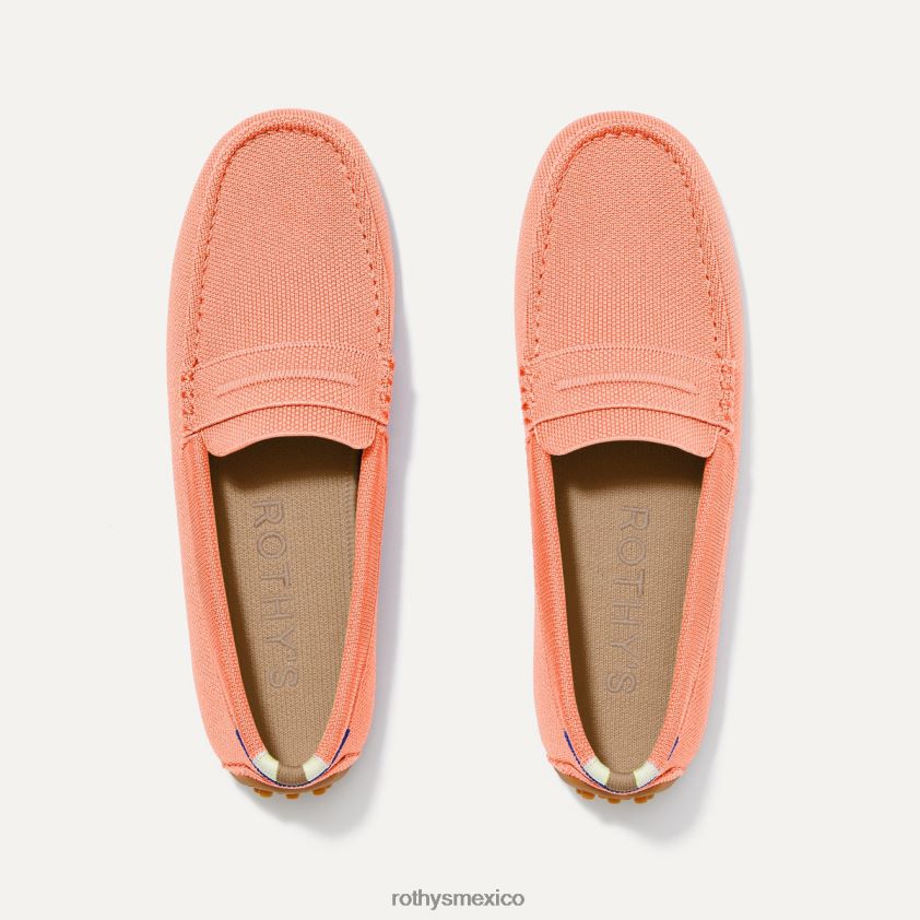 mujer Rothy's durazno tropical el conductor zapato PVF0L0120