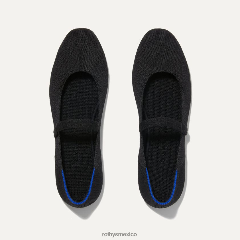 mujer Rothy's negro la plaza mary jane zapato PVF0L081