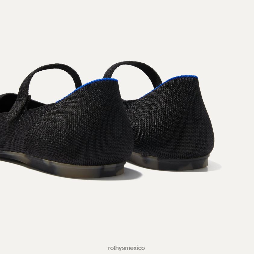 mujer Rothy's negro la plaza mary jane zapato PVF0L081