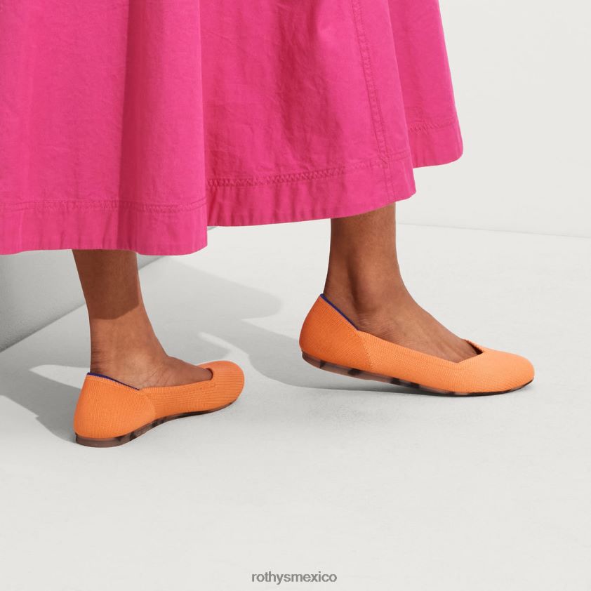 mujer Rothy's Mandarina el apartamento zapato PVF0L055