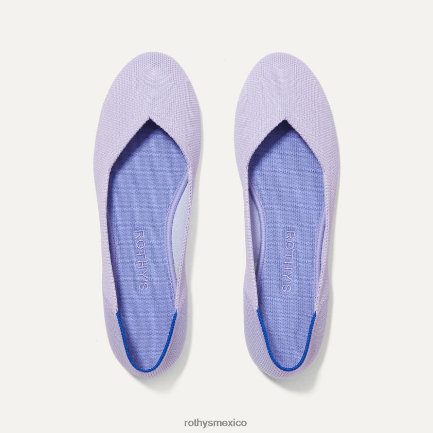 mujer Rothy's aplastamiento de uva el apartamento zapato PVF0L059