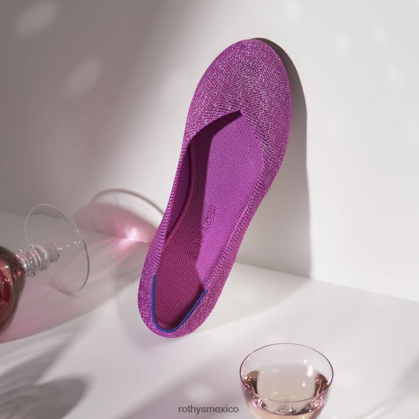 mujer Rothy's florecer metalico el apartamento zapato PVF0L058