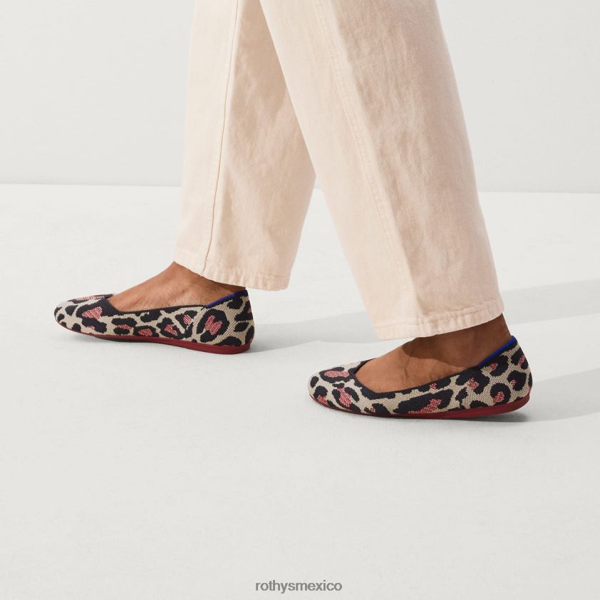 mujer Rothy's gato rojo el apartamento zapato PVF0L042