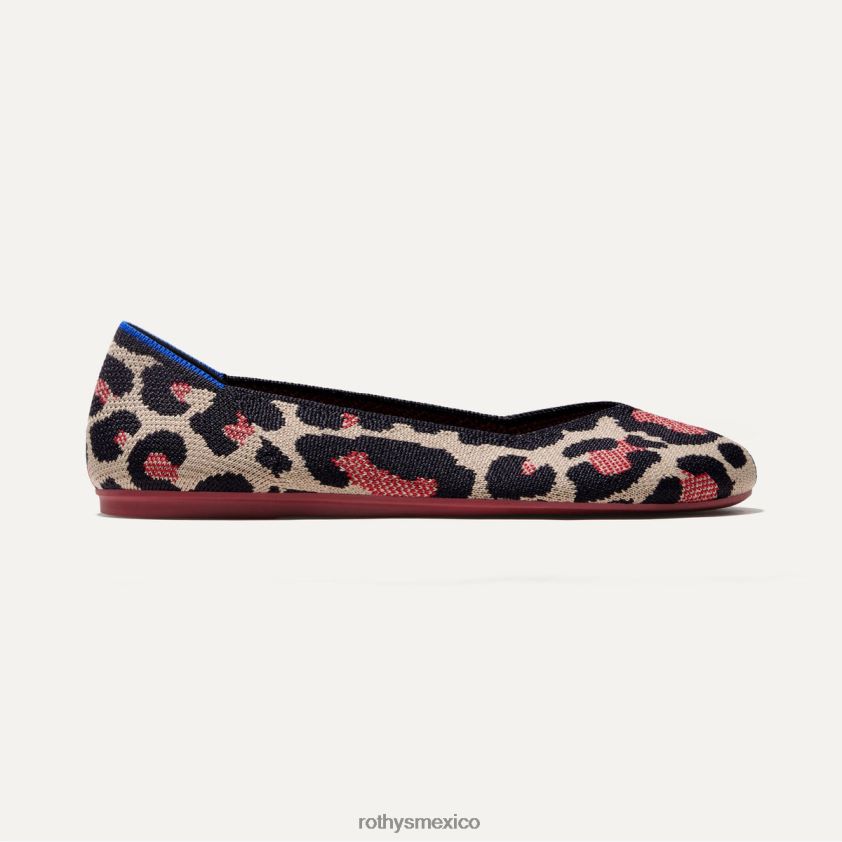 mujer Rothy's gato rojo el apartamento zapato PVF0L042