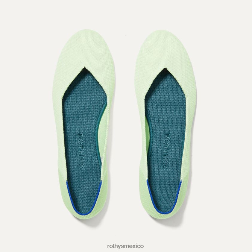 mujer Rothy's manzana acida el apartamento zapato PVF0L060