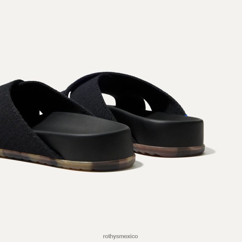 mujer Rothy's negro la diapositiva del fin de semana zapato PVF0L084