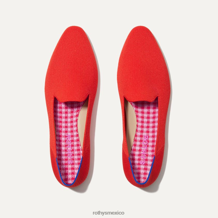 mujer Rothy's amapola el mocasín almendrado zapato PVF0L0101
