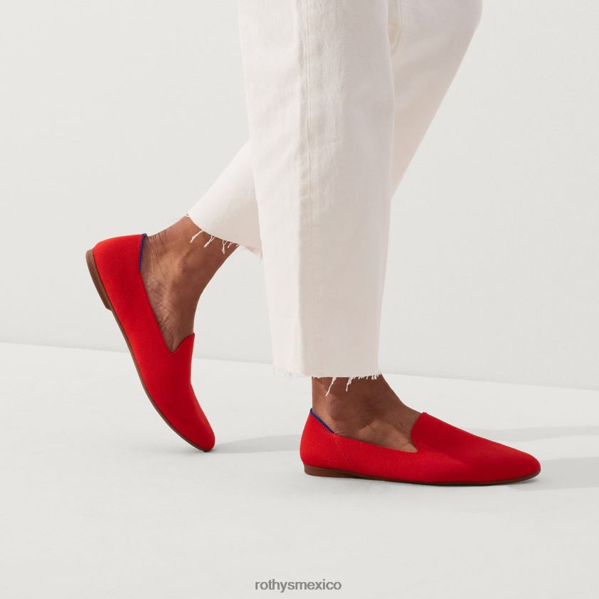 mujer Rothy's amapola el mocasín almendrado zapato PVF0L0101