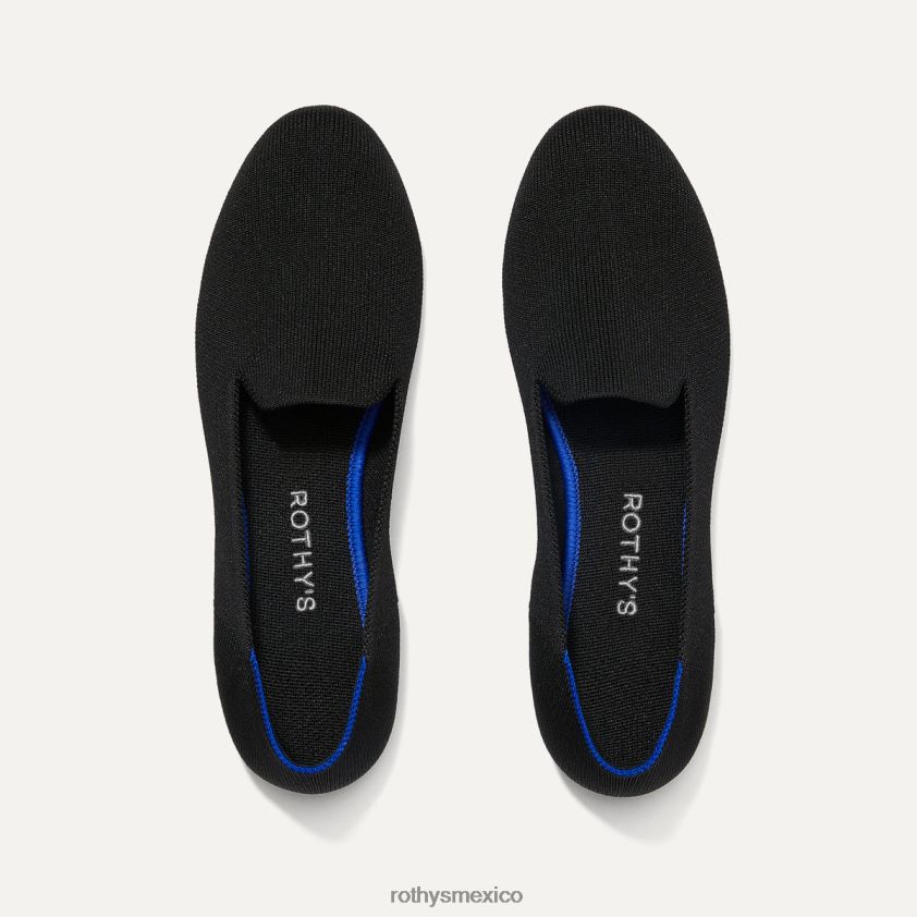 mujer Rothy's negro sólido el holgazán zapato PVF0L0105