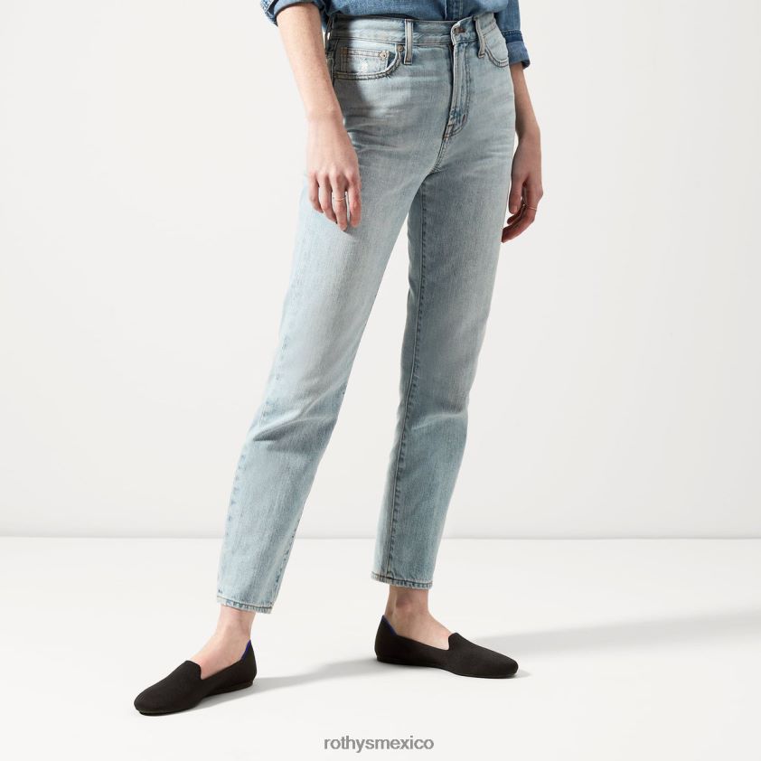 mujer Rothy's negro sólido el holgazán zapato PVF0L0105