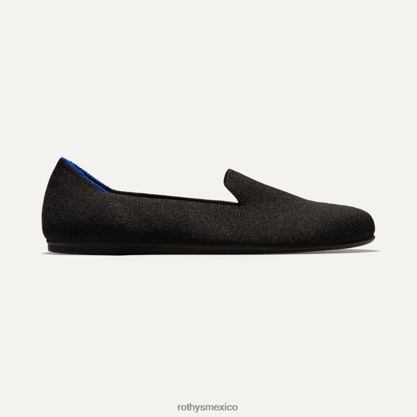 mujer Rothy's negro sólido el holgazán zapato PVF0L0105