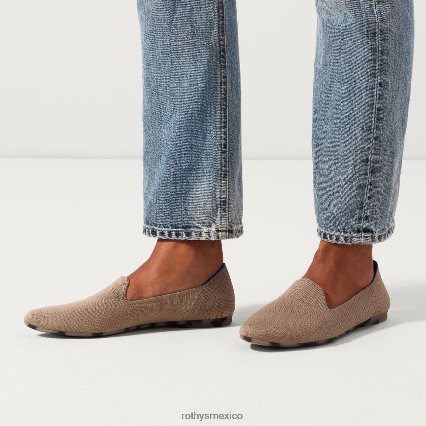 mujer Rothy's portobello el mocasín almendrado zapato PVF0L095