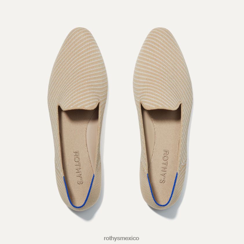 mujer Rothy's sarga chai el mocasín almendrado zapato PVF0L098