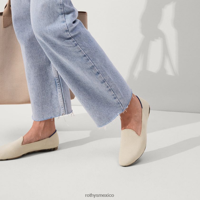 mujer Rothy's vaina de vainilla el mocasín almendrado zapato PVF0L097