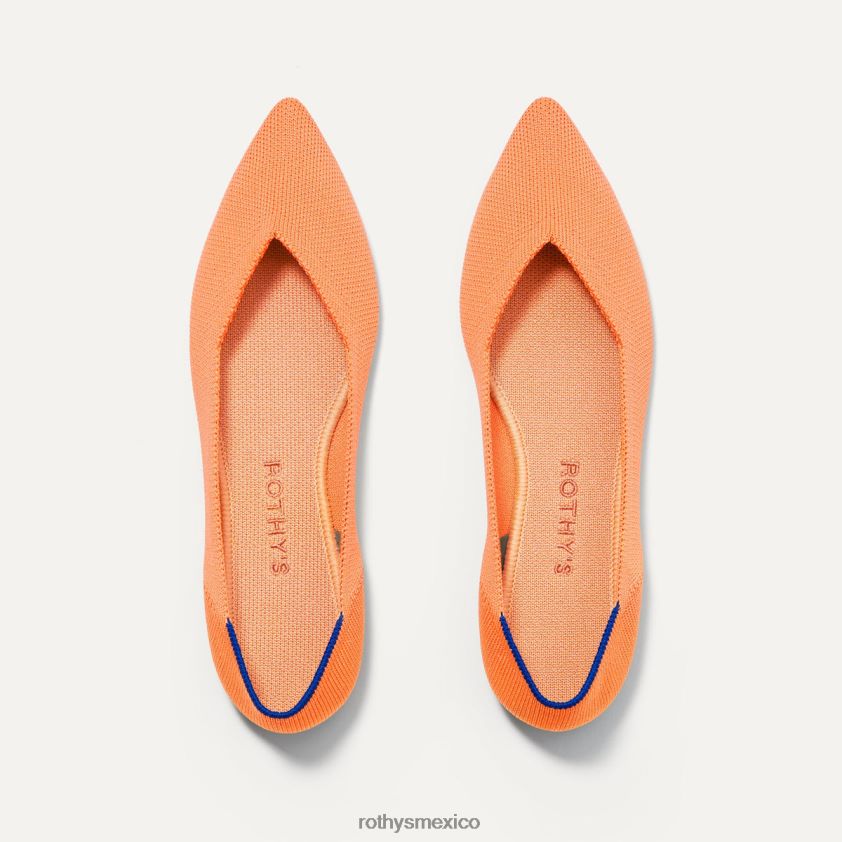 mujer Rothy's Mandarina el punto zapato PVF0L08