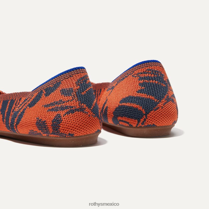 mujer Rothy's atardecer floral el punto zapato PVF0L028
