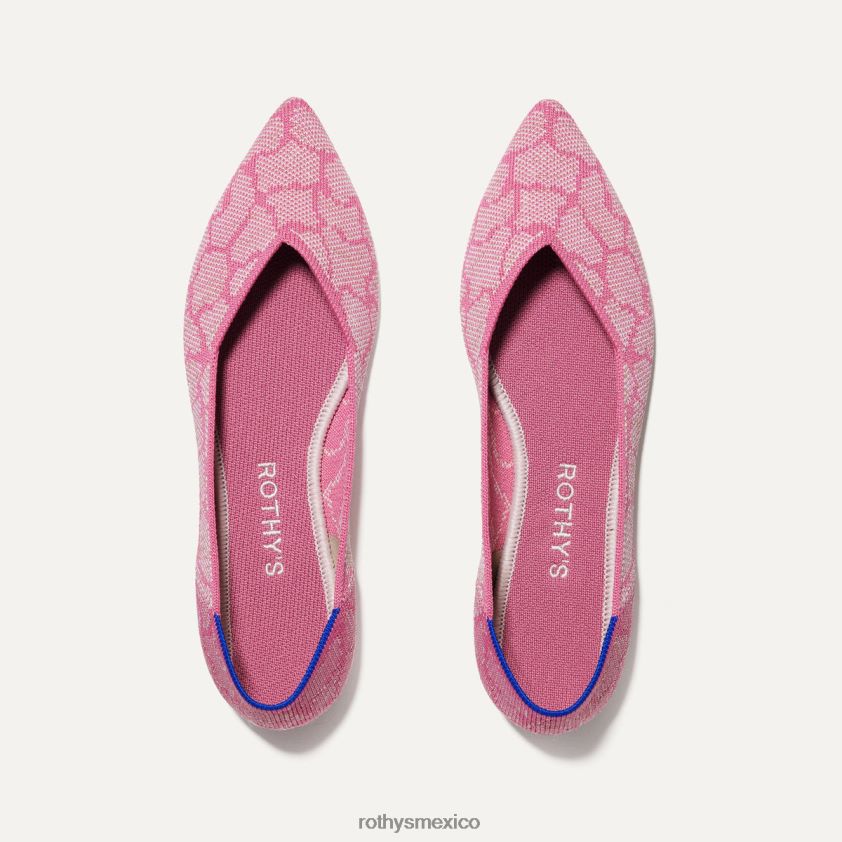 mujer Rothy's cuarzo rosa el punto zapato PVF0L07