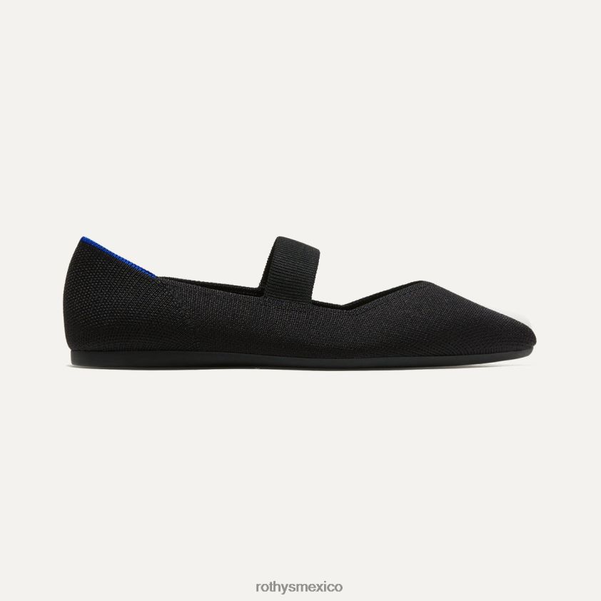 mujer Rothy's negro el punto mary jane zapato PVF0L079